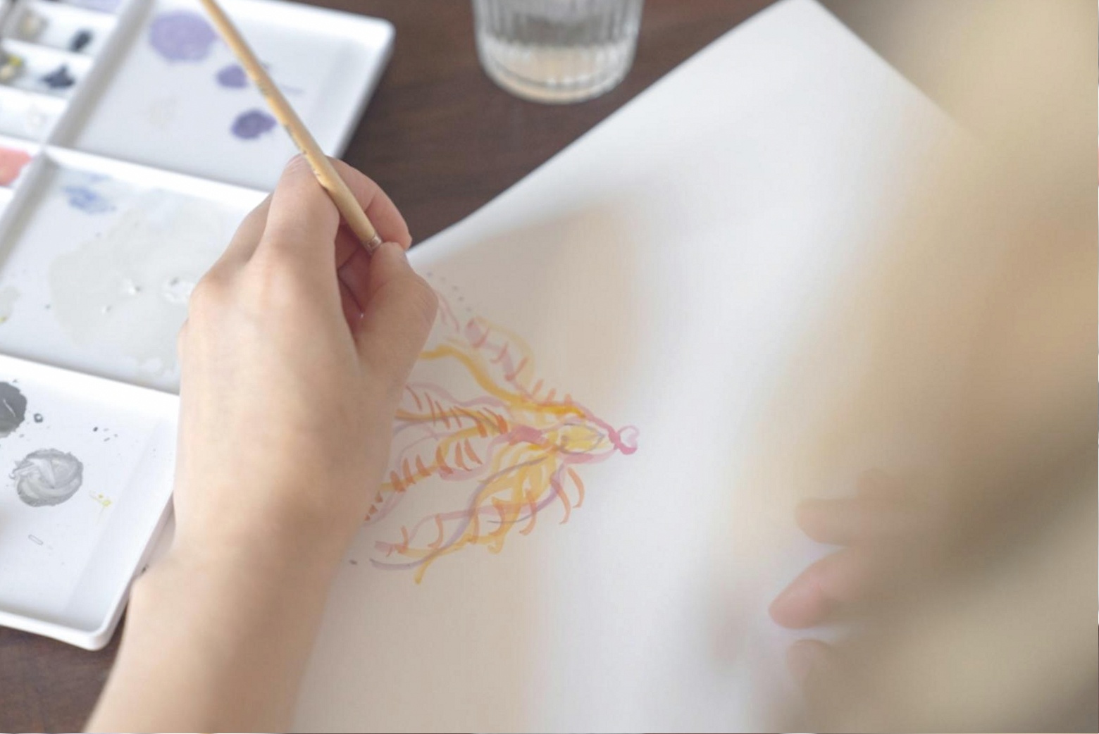 Concept art process showing foundational techniques in practice